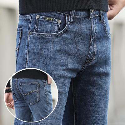 Erkek Sonbahar Kış Pamuklu Kot Erkek Esnek İş Pantolonu Moda Pantolon Denim Jean Erkek Kot Büyük Beden 35 36 38 40