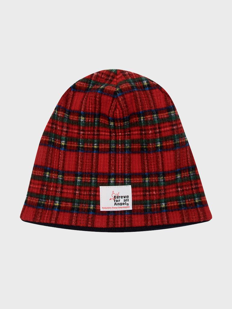 EIREVE Kate Reversible Beanie (Red Tartan)