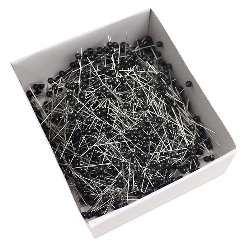 Szpilki z perłową główką do szycia krawieckiego i odzieży