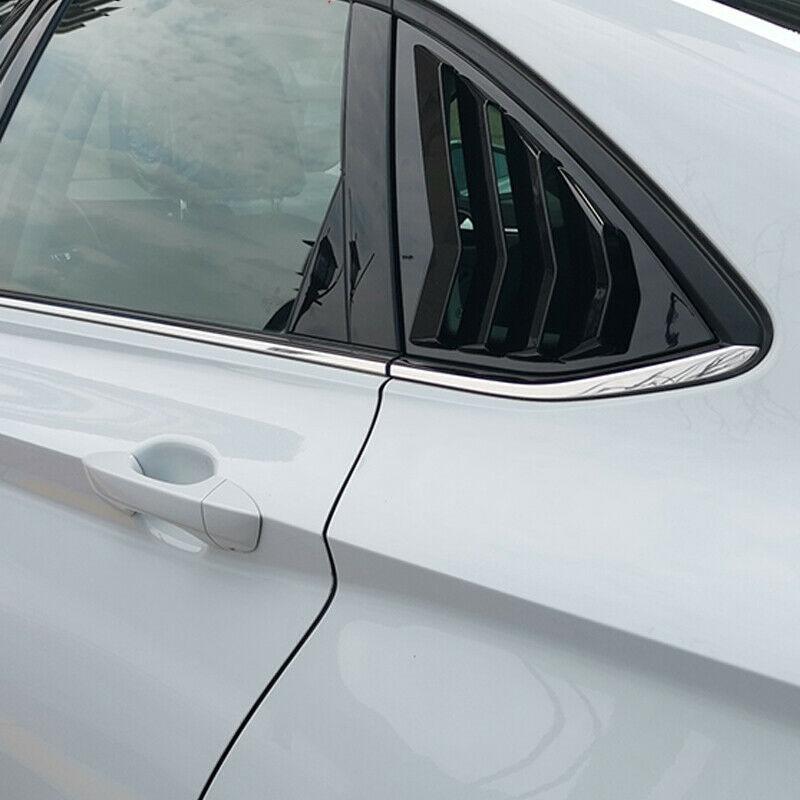 2Pcs Rear Side Window Louver Shutter Cover Trim for VW Volkswagen Jetta A7 Mk7 - Auto Accessories