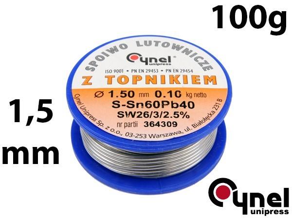 Solder Filler Metal Sn60pb40 1.5/100 76814 CYNEL