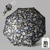 Loop Buckle Handle Manual Folding Umbrella Ultra-light UV Protection Umbrella Parasol  Rainy Day