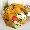 Garfield Print Automatic Open Close Umbrella, Portable Foldable Umbrella, for Outdoor Commute Camping Trip, Ideal Birthday Gift