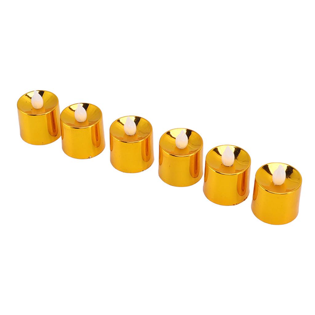 12 Pcs Electrogilding LED Electronic Candle Lamp for Christmas Wedding Birthday Party Home Decor