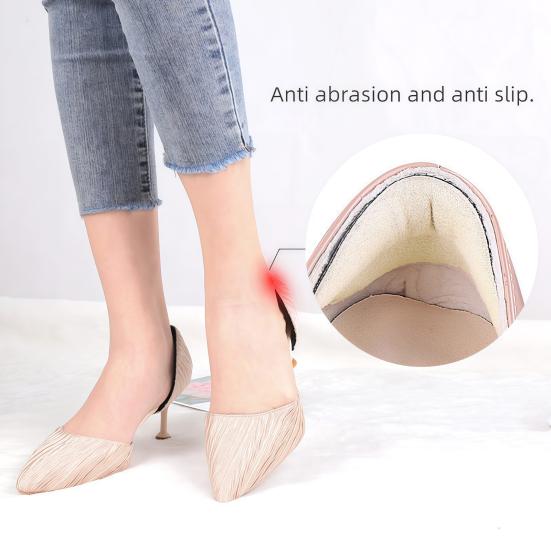 Yousheng 1 Pair Heel Grips for Shoes, Soft Sponge Cushion Back Pad for High Heels, Anti-Slip Liner Tape for Women