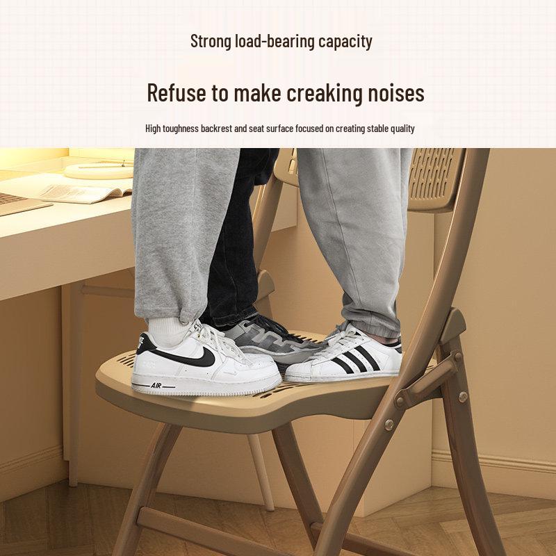 Folding Dormitory Study Chair - Comfortable, Portable, and Simple for Home and Office
