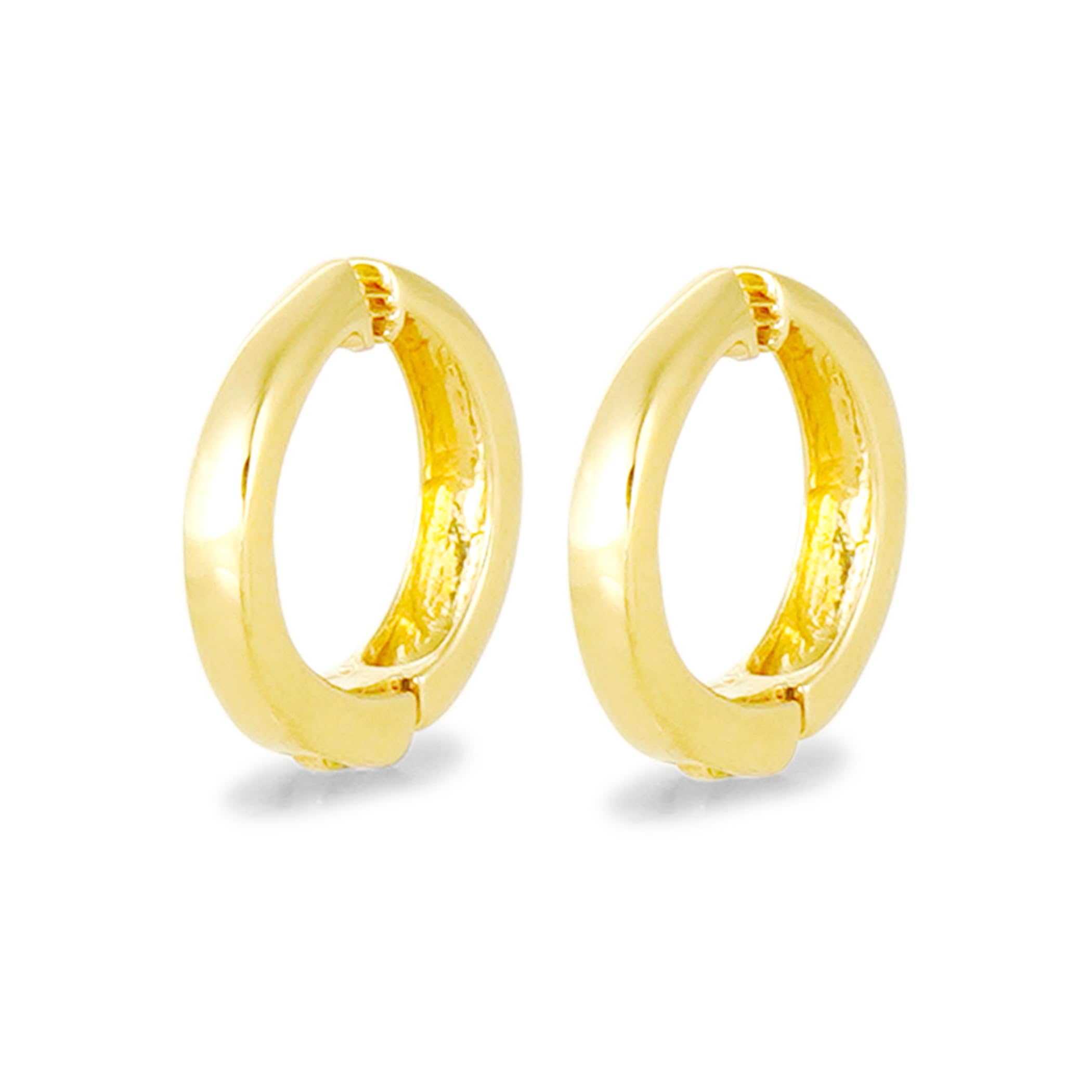 

ESTELLE [Official] Women s Silver Yellow Gold Plated Earrings 0776-0059-0000-0000