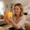 10CM/12CM Big Squeeze Cheese Toy Slow Rising Food Squeeze Sensory Stress Reliever Cheese Block Decompress Toy for Kids Adults