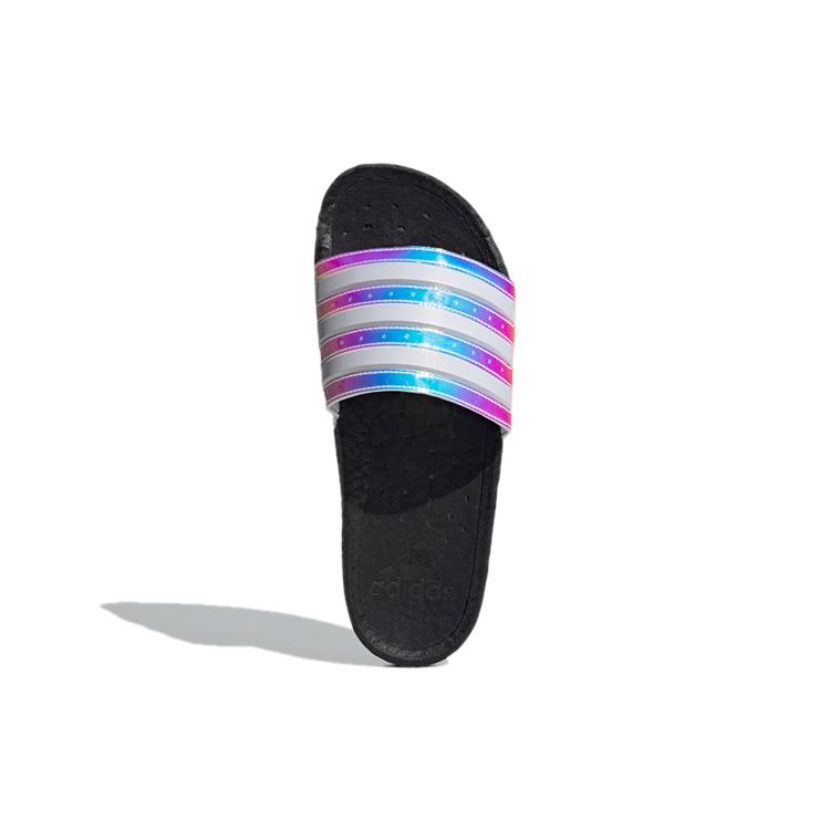 New Adilette Adidas Boost Slides 'Iridescent'