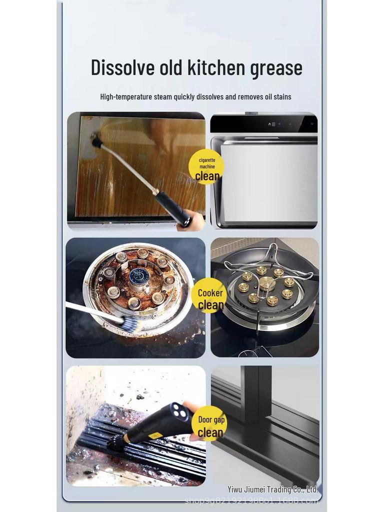 High-Pressure High-Temperature Steam Cleaner for Kitchen and Fabric