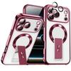 Electroplated Magnetic Bracket for iPhone 17 Pro - New Anti-Fall Protective Case for Apple 11