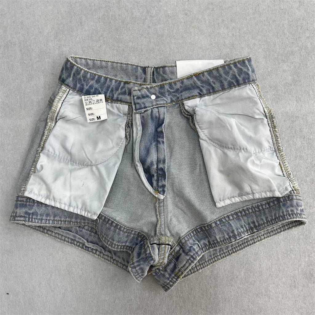 2026 New American Retro High-Waist Spicy Girl Slim Fit Denim Shorts for Women - Summer Style Hot Pants