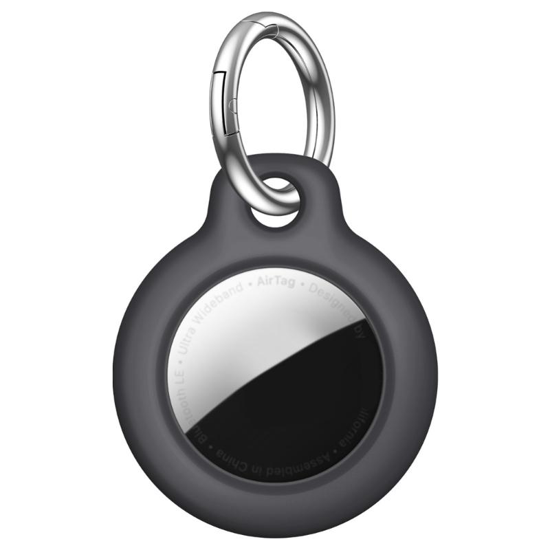 Shockproof Holder Thin Soft PC Cover with Keychains Water Resistant Surfaces Protective Shell Not Slip Grip for Trackers