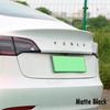 jcrwk9 1pcs 3D ABS Logo Tesla Emblem Letters Car Trunk Badge Rear Letter Label Electroplated For MODEL 3 MODEL S X Modified accessories