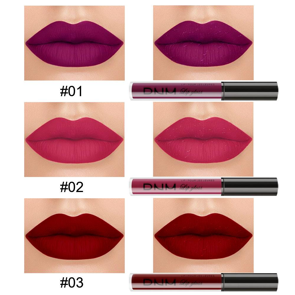 Langanhaltender matter Lippenstift, wasserfestes Lipgloss-Set, nicht klebrige Samtlippe, geeignet für Frauen und Mädchen, Lippenstift