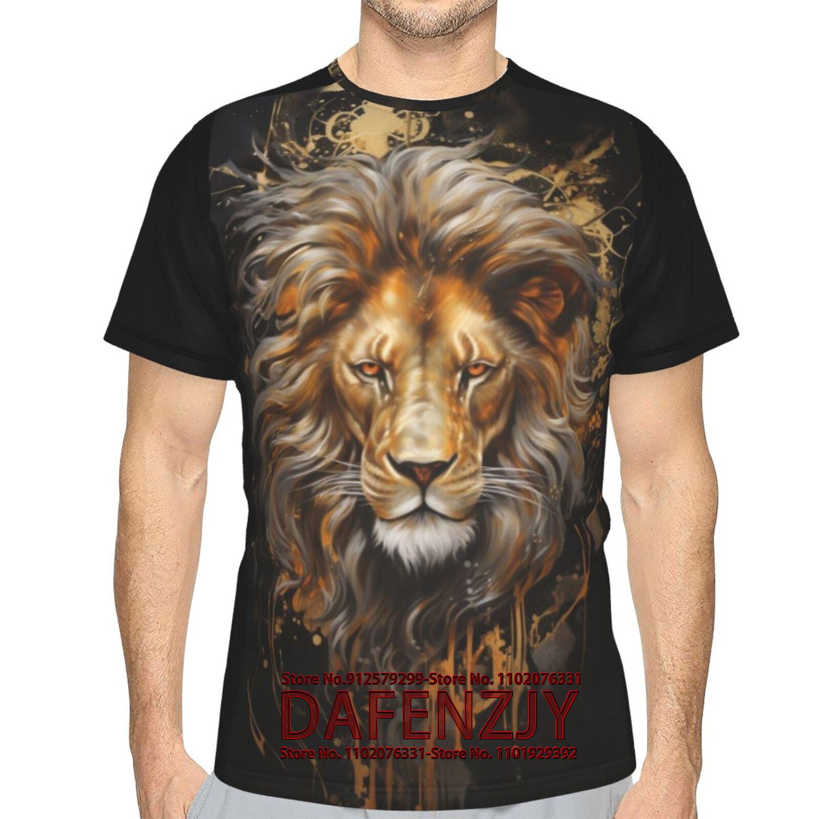 

Novelty Animal Tiger 3D Printed T Shirts Men Fashion Casual Streetwear T-shirt Short-sleeved Loose Oversized Top Tee Clothing XXXL небо синє кольору
