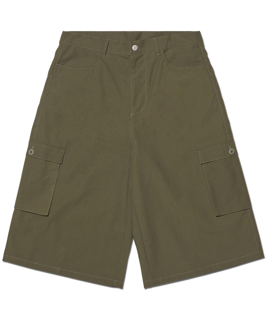 Nomaenyueol D.P Cargo Bermuda Pants - Khaki