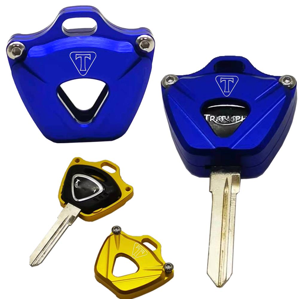 Para Triumph SPEED TRIPLE 1050/S/r BONNEVILLE T120 T100 SCRAMBLER STREET TWIN Capa Protetora de Chave de Motocicleta Concha Proteção de Chaves