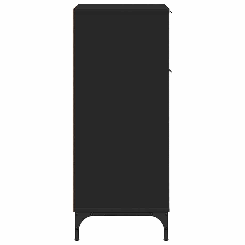 Bathroom Cabinet with Drawers Black 39.5 x 36 x 88 cm