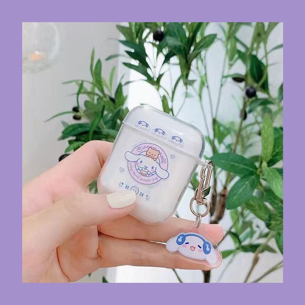 Cartoon AirPods1/1st generation Apple earphone case Pro1st generation Bluetooth earphone case Transparent earphone case Soft