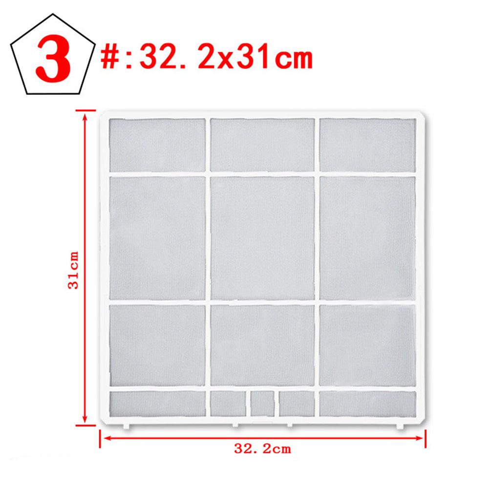 1 unidad de Filtro de Aire Acondicionado Accesorios Unidad Interior Aire Acondicionado de Colgar Pantalla Antipolvo Electrodoméstico Piezas de Repuesto