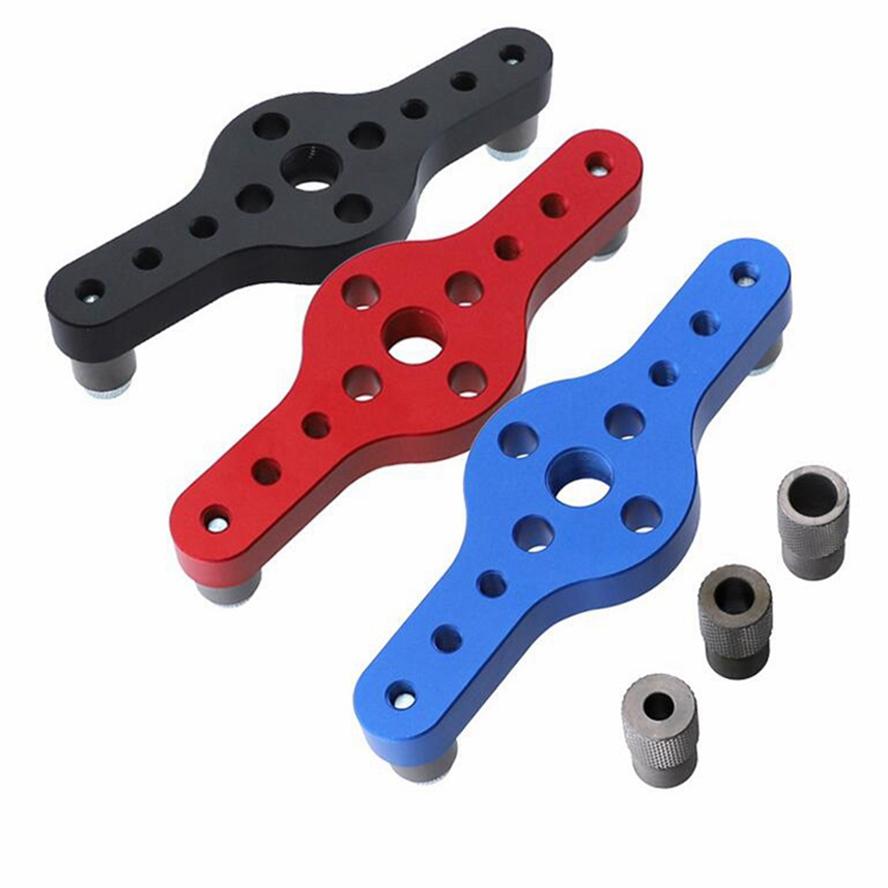 Gabarit de trou de poche Vertical, localisateur de perçage pour le travail du bois, Kit de guidage d'auto-centrage, perforateur de trous