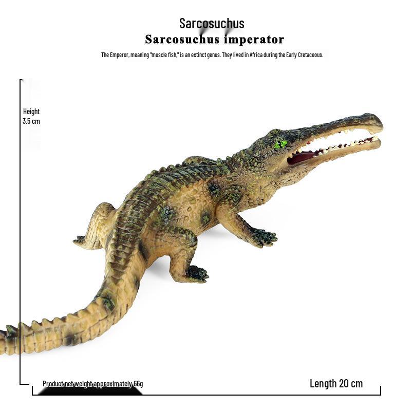 Children s Cognitive Toy: Solid Static Crocodile & Chinese Alligator Plastic Figures