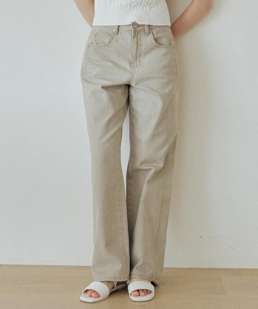 YUPPE Cotton Line Pants_Khaki