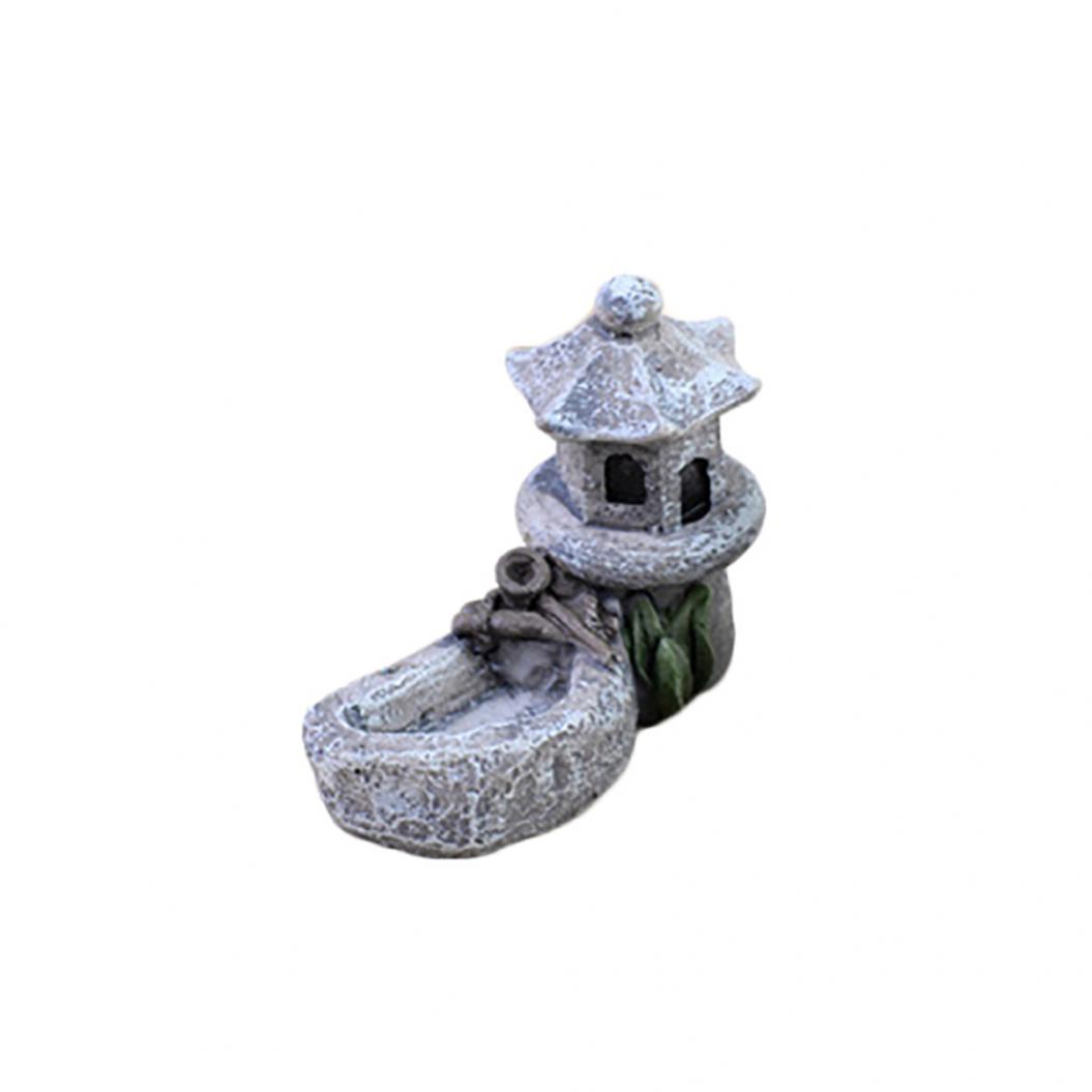 

Мини-бассейн, башня, миниатюрный пейзаж, сделай сам, орнамент, украшение для сада, смола серый