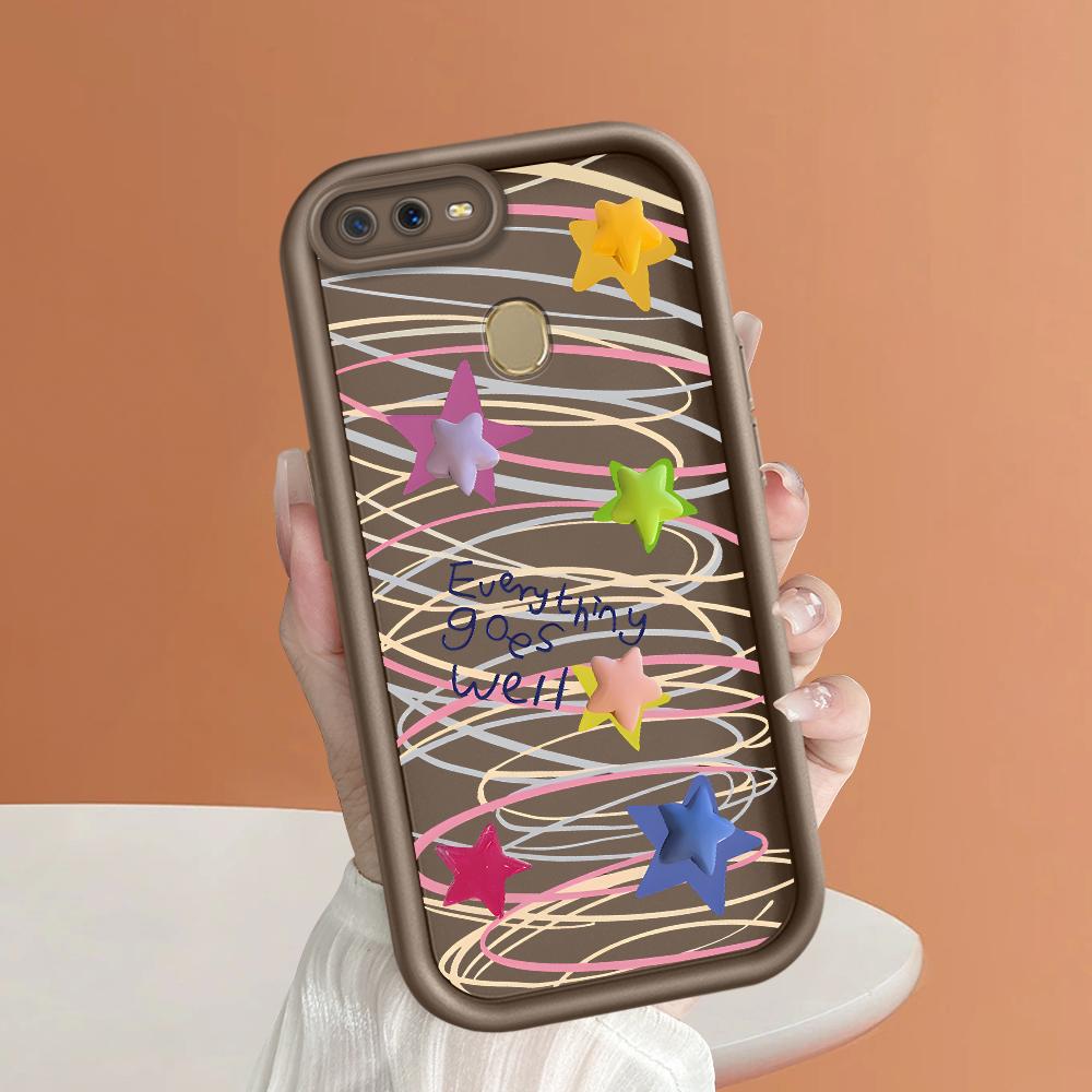 Coque de protection antichoc en silicone souple avec motif de dessin animé pour appareil photo OPPO Reno Realme OnePlus