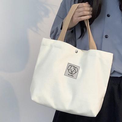 Leinwand Damenhandtasche Niedliche Reise Picknick Essenstasche Lunchtasche