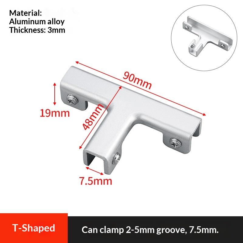 1 buc Gard de Grădină Panou DIY de Îmbinare Plăci Ceramice Clip de Fixare Ranforsat Clește pentru Sticlă Combinație Clip de Fixare Pentru Cabinet Acvariu