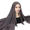 Quick pullover headscarf, pearl chiffon, convenient headscarf, scarf, lazy headscarf set.