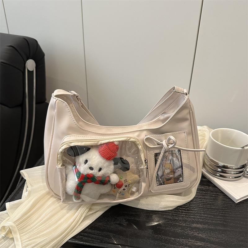 Dámská taška přes rameno Korejská taška Školní crossbody taška Dámská kabelka Peněženka