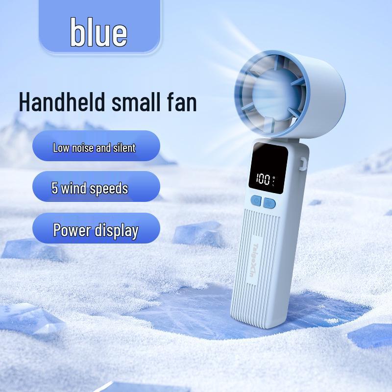 

2026 High-Speed Handheld Mini Fan with 5 Gears & Long Battery Life - Powerful Portable Cooling for Outdoor Summer Use 5 Blade Fan