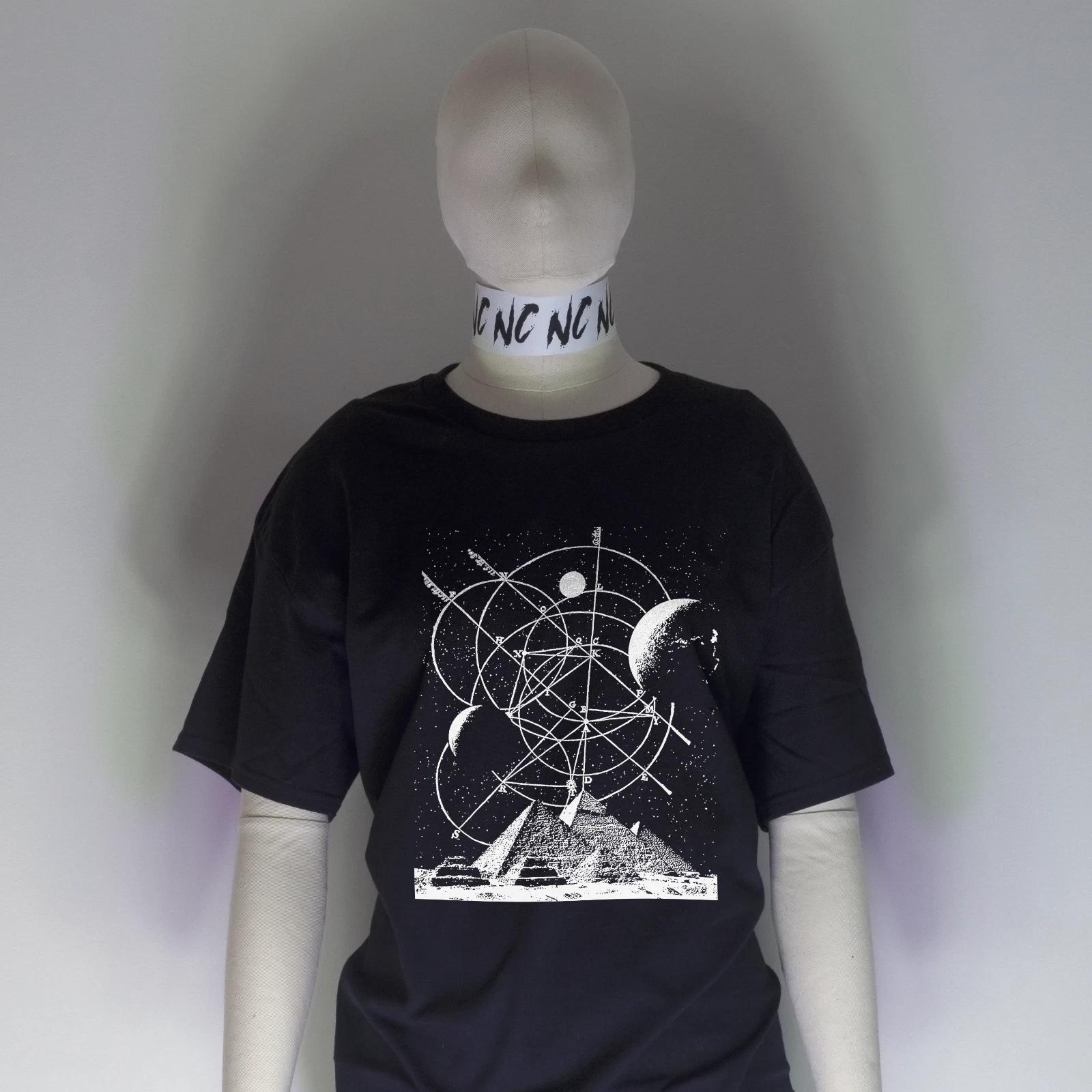 PYRAMID STAR MAP Shirt | Ancient Aliens David Icke Unsolved Mysteries X-Files XL