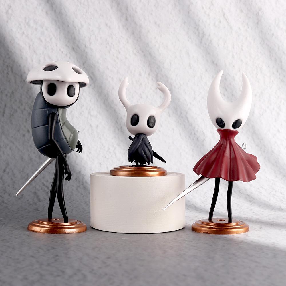 3Pcs/Set Hollow Knight Anime Figure Gk Game Anime Figurine Action Figure Model Pvc Decoration Ornament Collectible Toys