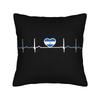 Megan Skiendiel Girl Katseye Pillow Case Novelty Pillow Cover Square Pillowcases For Sofa Bedroom Home Decor