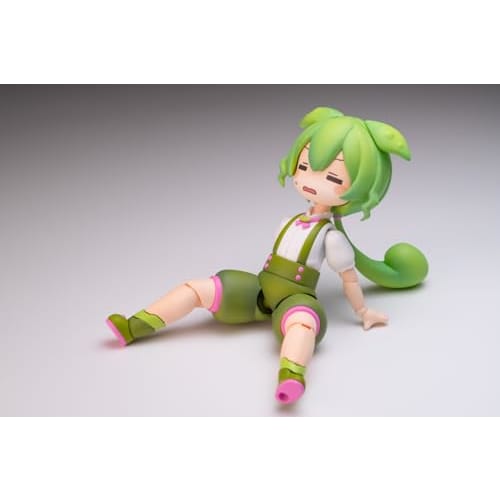 PLUM Office A (PLUM) Plafia Zundamon, Approximately 100mm Tall, 1/12 Scale, Pre-Colored Plastic Model Kit, PP222