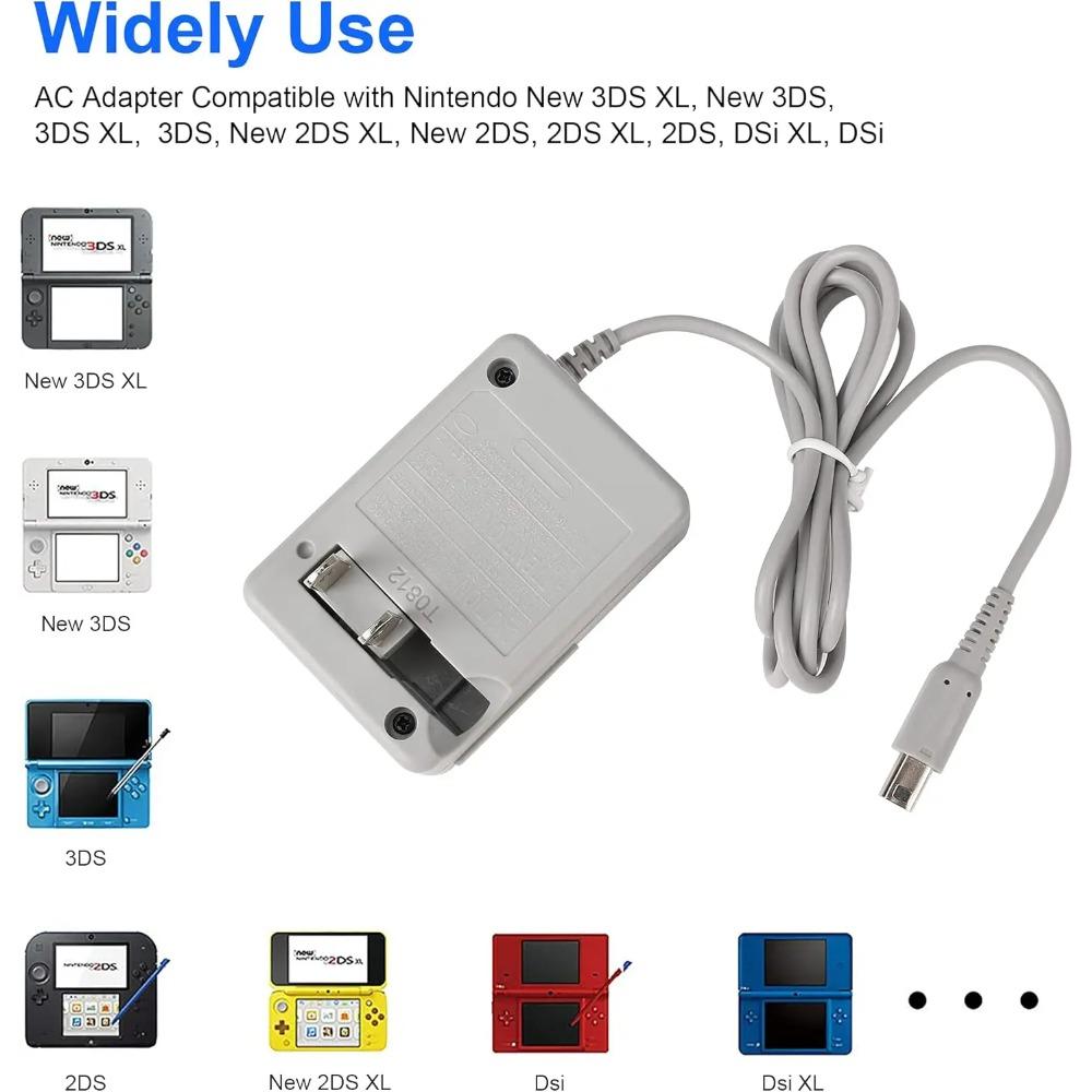 NEW 100-240V Home Travel Wall Power Supply AC Adapter Charger for NDSI 3DS XL LL/3DS/3DS XL/2DS XL/2DS/NDSI/NDSI XL EU US Plug