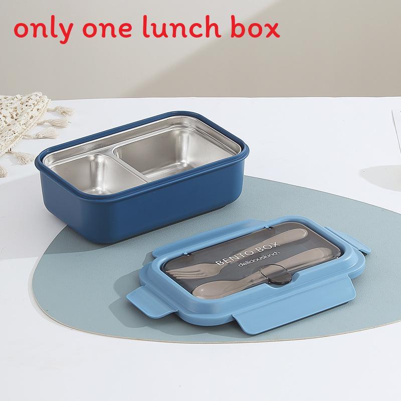 Nordic Style Stainless Steel Bento Box With Divided Compartments For Office Lunches And Meal Prep