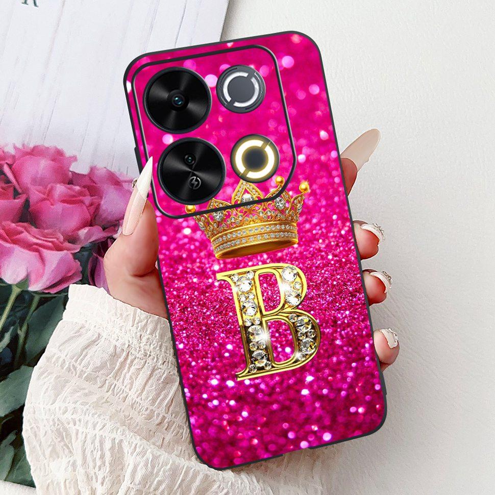 For ITEL P65 Case Cute Letters Silicon Soft TPU Back Cover For ITEL P 65 P65 4G Phone Case ITELP65 2024 ShockProof Coque Fundas