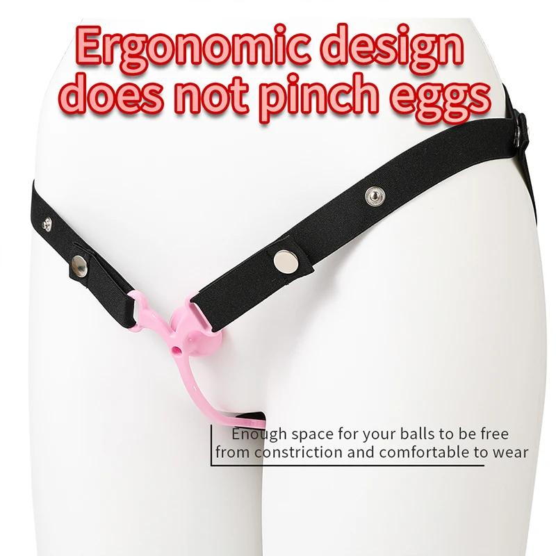 Sissy Chastity Cage Upgrade FUFU Clip Inverted Chastity Men Chastity Belt Bondage Device Flat Penis Erotic Sextoy Male To Female