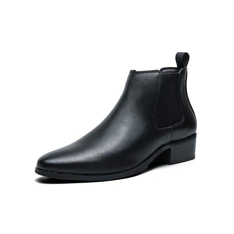 Pánské špičaté kožené boty Módní minimalistický styl kancelářský outdoor volnočasový business party pánské kvalitní boty