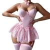 European and American New Hot-selling Pure Lace One-piece Suit, Sexy Lace Seduction Lingerie Suit