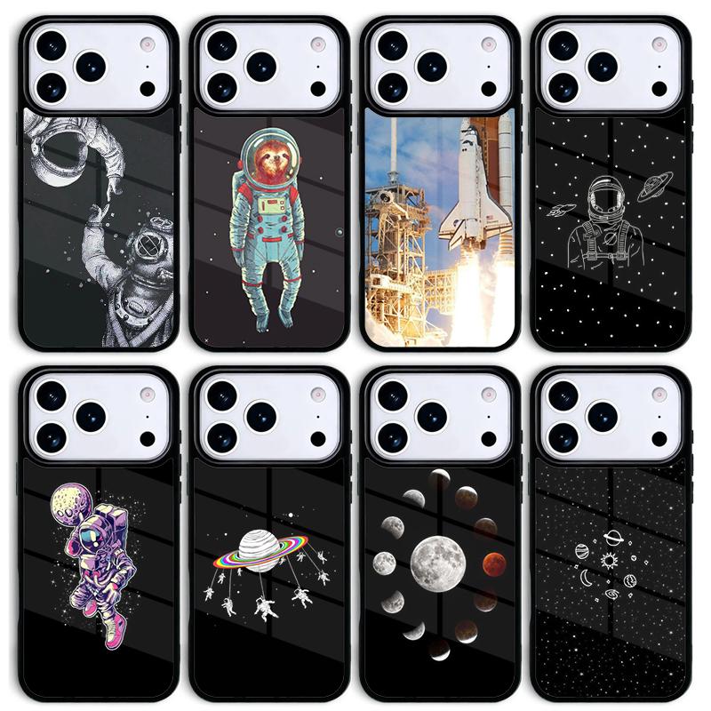 Astronaut Space Sea Diver Mobile Phone Case for IPhone 17 AIR 16pro Max 15 14 13 12 11 Bumper Cover