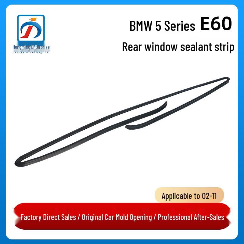 Dichtungsleisten für BMW 5er E60: Heckscheibe 520, Frontscheibe 525, Teil 51317027916.