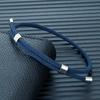 Simple Men Women Bracelet 3mm Durable Marine Rope With Polished Steel Closure Jewelry Summer Beach Gifts