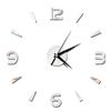 27inch Nordic Wall Clock Dining Restaurant Cafe Decorative Clocks Acrylic Mirror Wall Sticker Silent Quartz Watch Home Decor