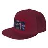Fashion beauty Flat Brim Sun Hat  Vintage Distressed Baseball Cap